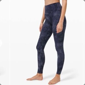 Lululemon Align Pant 28" *Diamond Dye Diamond Dye Asphalt Grey True Navy